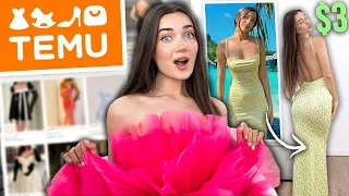 I Bought The CHEAPEST Dresses On TEMU! *These Look WAY Too Good To Be True*