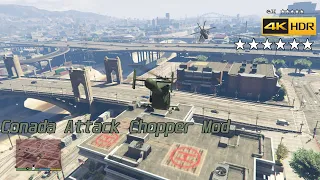 GTA 5 RDE Conada Attack Chopper Rampage and 6 Star Escape