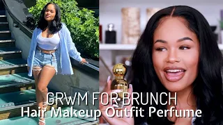 BRUNCH DATE GRWM | Hair, Makeup, Outfit + Perfume | Arnellarmon