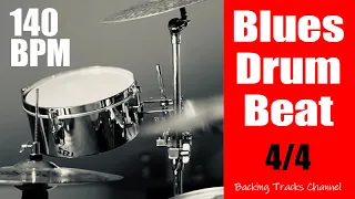 Blues Drum Track | Shuffle Rhythm - 140 BPM