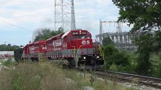 Shiny RJC SD40-2 6248 w/ Nice K3LA Leads Rock Train NE01 on 7/28/22 (Part 4)