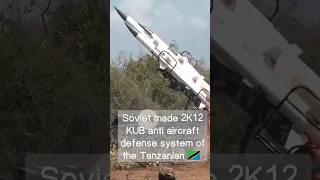 Soviet made 2K12 KUB self propelled anti aircraft defense system of Tanzania