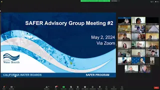 SAFER Advisory Group Meeting #2