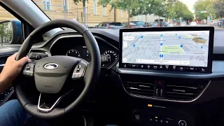 FORD FOCUS Facelift 2023 - driving in the city (SYNC4, driving modes)