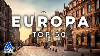 Top 50 Luoghi Più Belli da Visitare in Europa | 4K
