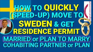 How to get Swedish Residence Permit Quickly? Speed-up moving to someone in Sweden. #migrationsverket