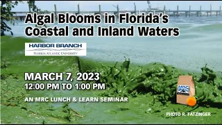 March 2023 Lunch & Learn - Algal Blooms in Florida's Coastal and Inland Waters