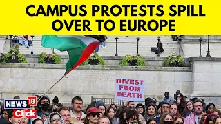 Student Protesters Disrupt Paris’s Sorbonne University Over Gaza War | English News | News18 | N18V