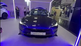 New Tesla model 3 Refresh Highland light show