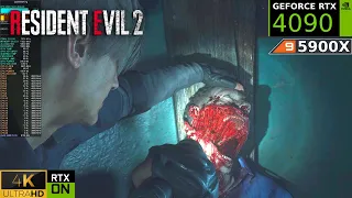 Resident Evil 2 Remake | RTX 4090 4K Max Settings, Ray Tracing ON | Ryzen 9 5900X
