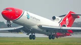 60 MINUTES PURE AVIATION - Airplane Highlights of March - Boeing 727, B747, A330 ... (4K)