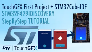 First TouchGFX 4.18 Project and using it in STM32CubeIDE - Change Screen with virtual button