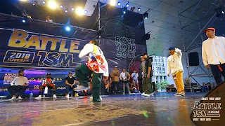 BATTLE ISM Taiwan 2018 - West Gang VS  Pitik Pinoy / Popping Team Battle TOP16