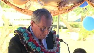 Fijian Chief Justice officiates the Lautoka High Courts Complex Groundbreaking Ceremony.