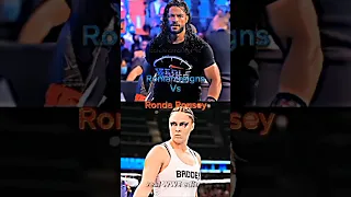 Roman reigns Vs Ronda Rousey comparison video ❤️🔥👍 #shorts