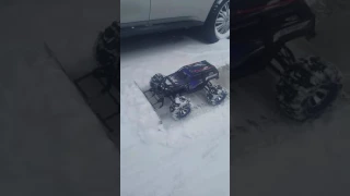 Traxxas Summit XL W/ Custom SnowPlow