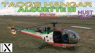Microsoft Flight Simulator XBOX SERIES X SA316B Alouette III Helicopter Preview/Showcase