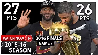 LeBron James & Kyrie Irving INSANE Game 7 Highlights vs Warriors (2016 Finals) - NBA CHAMPIONS!