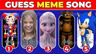 Guess The Meme & Guess who’s singing 🎶 🎵Lay Lay, King Ferran, Salish Matter, MrBeast , Elsa, Diana