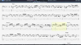 Ain't nothing like the real thing - Bass notation -  "Standing in the Shadows of Motown" version