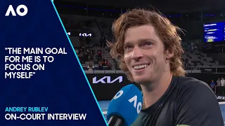 Andrey Rublev On-Court Interview | Australian Open 2024 Second Round