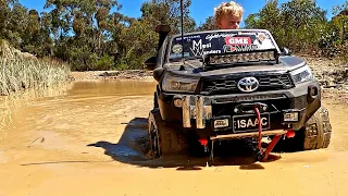 Kids Hilux Smashes the 4X4 Training Track! #4x4 #offroad