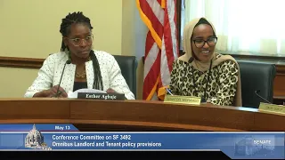 Conference Committee on S.F. 3492 - Residential housing tenant and landlord provisions - 05/13/24