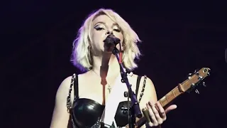 Samantha Fish "Bulletproof" Cigar Box Guitar Fire Sold Out Show 8/28/21 @ Lincoln Amphitheatre