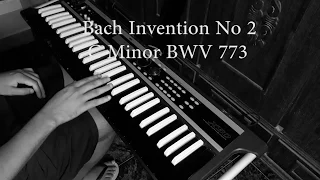 Bach  Invention No 2 in C minor BWV 773
