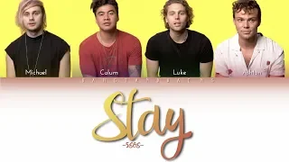 5SOS - Stay (Post Malone cover) // color coded lyrics