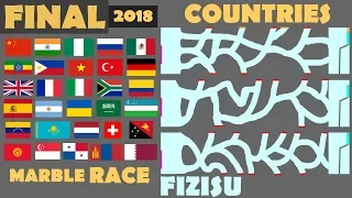 FINAL - Countries Marble Race Tournament 2018 Season