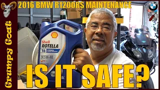 I put Shell Rotella T6 in my RS! Is it safe? | 2016 BMW R1200RS Maintenance | 6-Jun-2021