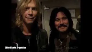 Gilby Clarke - Backstage Velvet Revolver Concert 2007 (?)