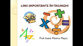 Matematica Gimnaziu   Linii importante in triunghi