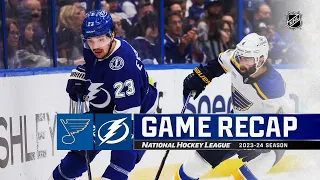 Blues @ Lightning 12/19 | NHL Highlights 2023