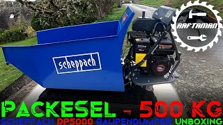 RAUPENDUMPER 🐛⛓| Scheppach DP5000 | Unboxing | Vorstellung | Bedienung | Fazit