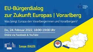 Europa : DIALOG | Vorarlberg | EU-Bürgerdialog zur Zukunft Europas