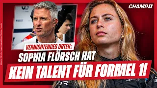 Laut R. Schumacher reiche das Talent von Flörsch nicht einmal „für den professionellen Formelsport"