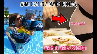 WHAT I EAT IN A DAY ON HOLIDAY AT 19 WEEKS PREGNANT | 5 STAR SHERWOOD EXCLUSIVE LARA IN TÜRKIYE 🤰🏼👶🏼