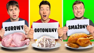 JEMY SMAŻONE VS SUROWE VS GOTOWANE JEDZENIE!