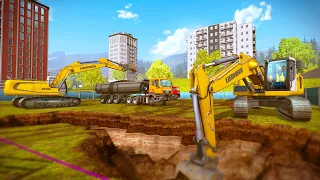 BUILDING $100,000,000 BIG CITY PARKING GARAGE - FULL CREW | Construction Simulator 15 Gameplay