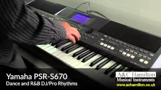 Yamaha PSR-S670 Keyboard - A&C Hamilton