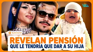 La millonaria pensión que Christian Nodal le tendría que dar a su hija Inti y Cazzu