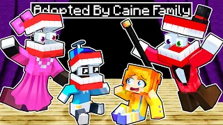 Adopted by the CAINE FAMILY in Minecraft!