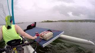 Adamek K9 Kayaking - Hobie Tandem Island Aluminum Haka Test on Canyon Lake, Texas