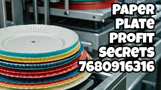 Inside the Paper Plate Making Business: A look at the top paper plate making machines in India