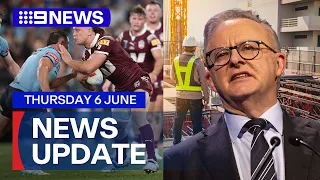 Qld crush NSW in Origin opener; Unions pressure government over work conditions | 9 News Australia