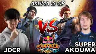 Tekken 7 Redbull Kumite POOL B| JDCR(ArmorKing/ Dragunov) VS SuperAkouma(Akuma)!!!