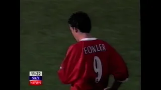 Robbie Fowler apologizes for his goal celebration 04-04-1999