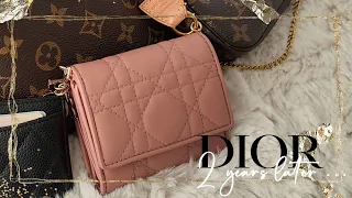 LADY DIOR LOTUS WALLET  | 2 Years Review | Do I regret buying it?